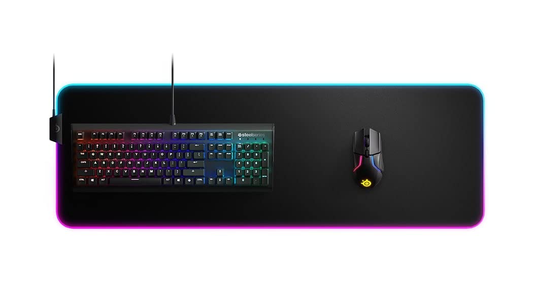 steelseries-qck-prism-xl-tapis-de-souris-gaming-tissu-rgb-900-x-300-x-2-mm-noir image 3