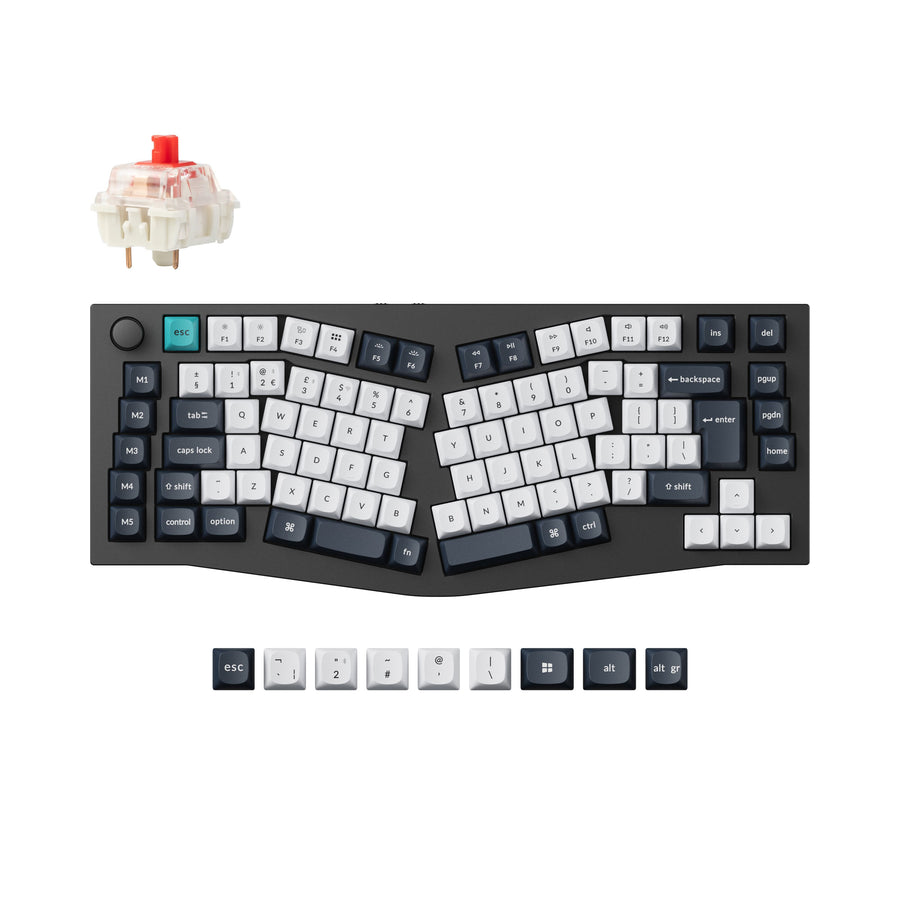 keychron-q10-max-alice-layout-clavier-m-canique-custom-qmk-iso-avec-molette image 4