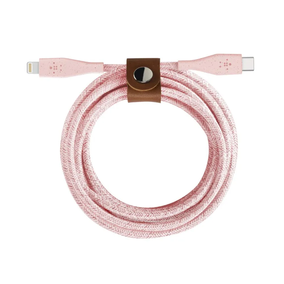 belkin-boostcharge-c-ble-usb-c-vers-lightning-duratek-1-2-m-rose image 1