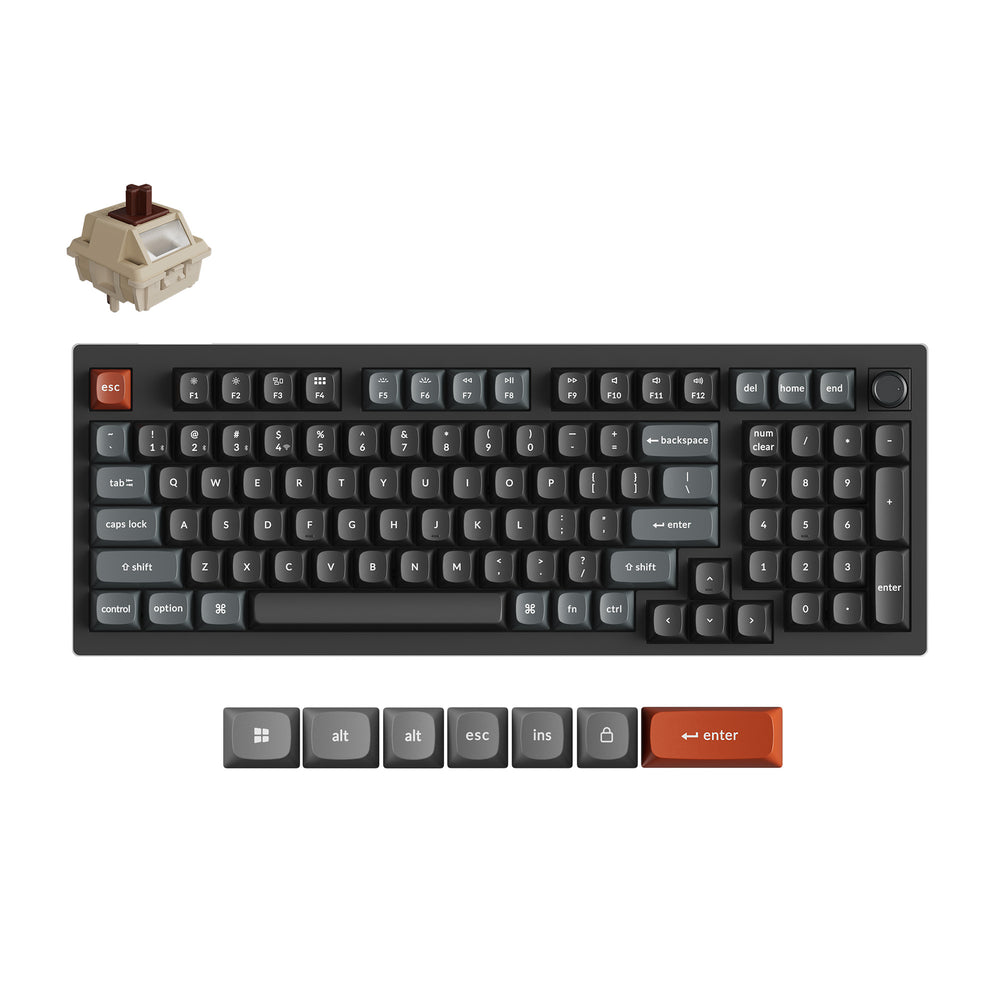 keychron-v5-ultra-8k-clavier-m-canique-sans-fil-96-disposition-us-ansi image 2