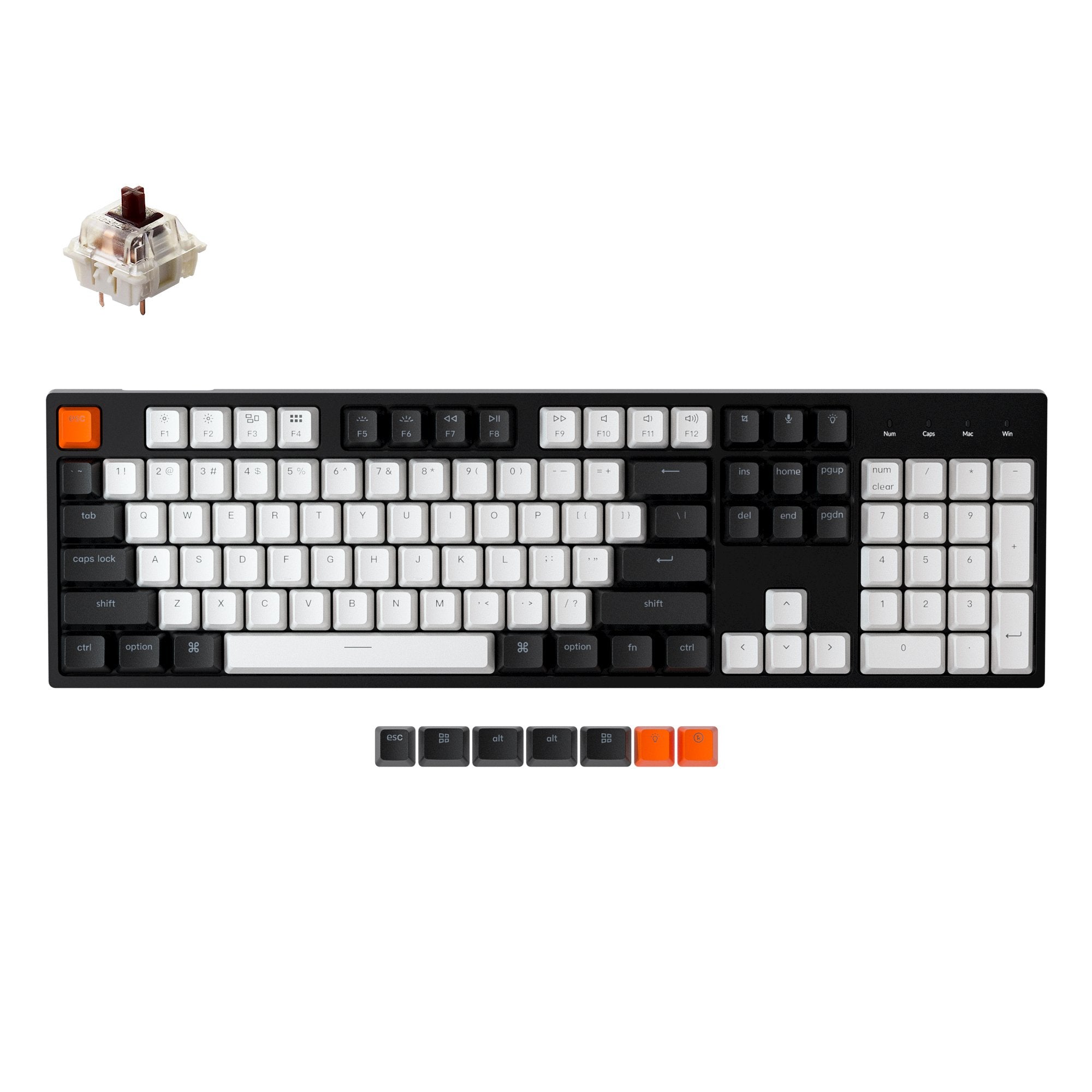 keychron-c2-clavier-m-canique-filaire-full-size-ansi-us image 3