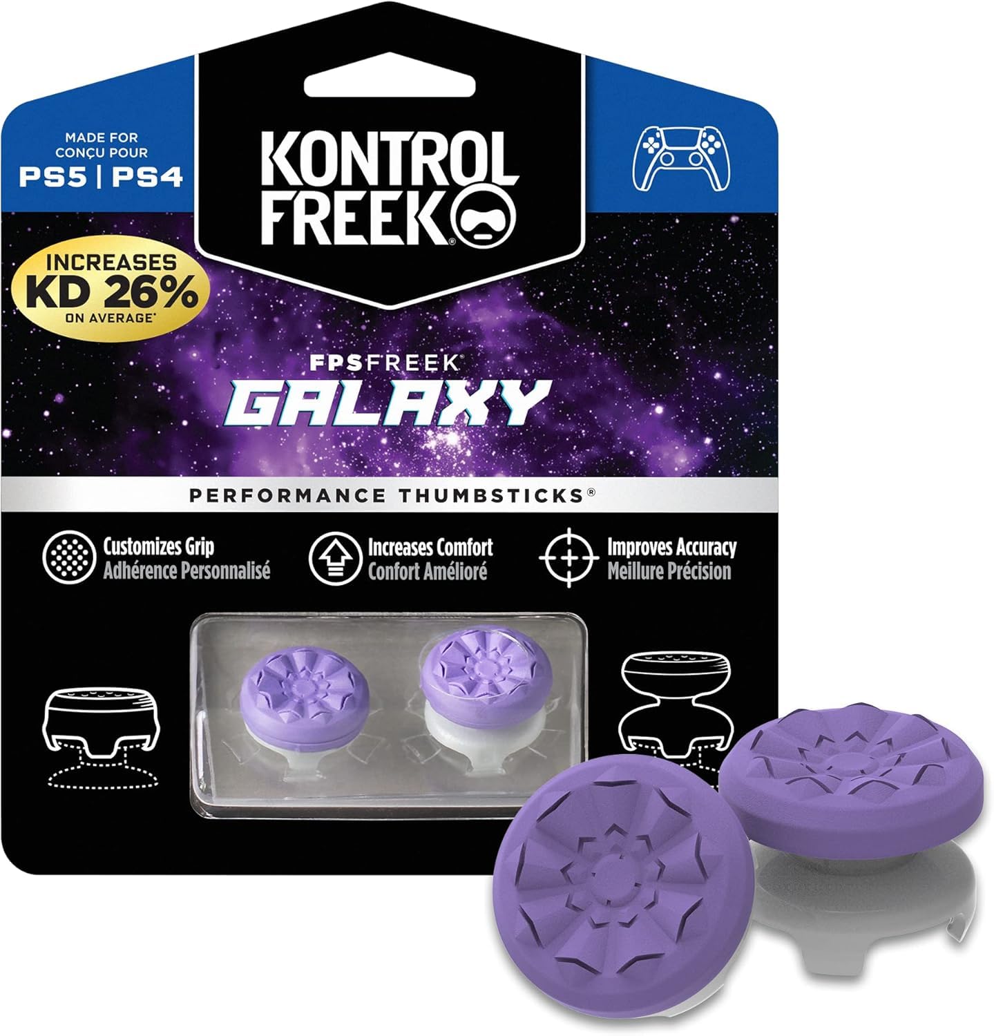 kontrolfreek-fps-freek-galaxy-grips-manette-ps5-ps4-violet image 3