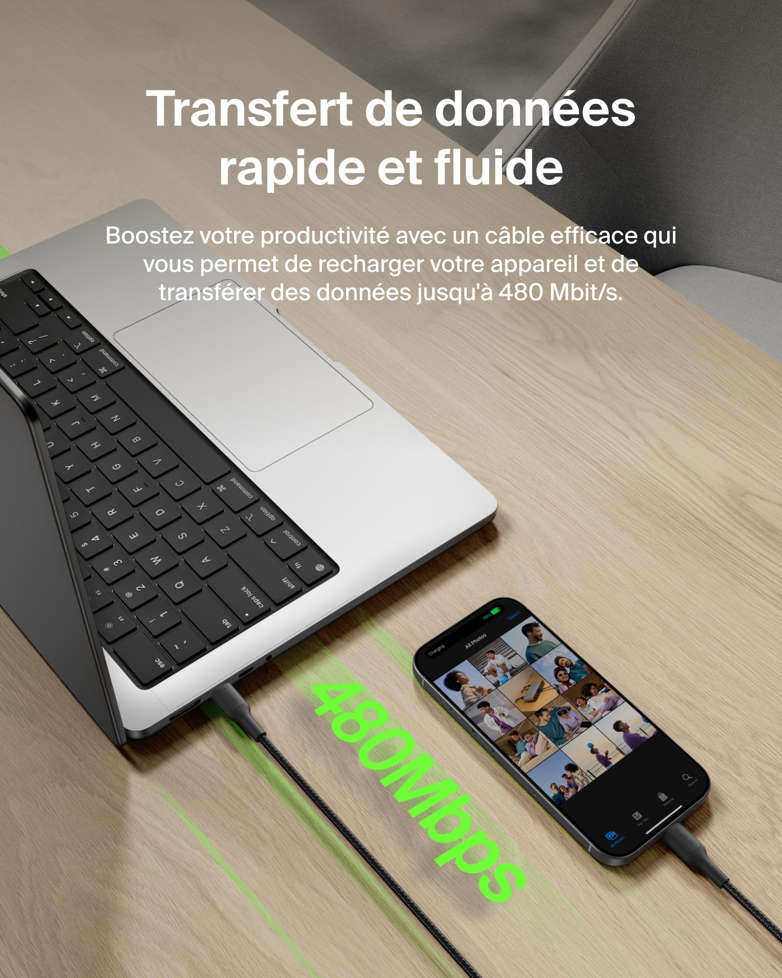 belkin-eco-c-ble-usb-c-vers-usb-c-tress-2-m-240w-noir-usb-2-0 image 6