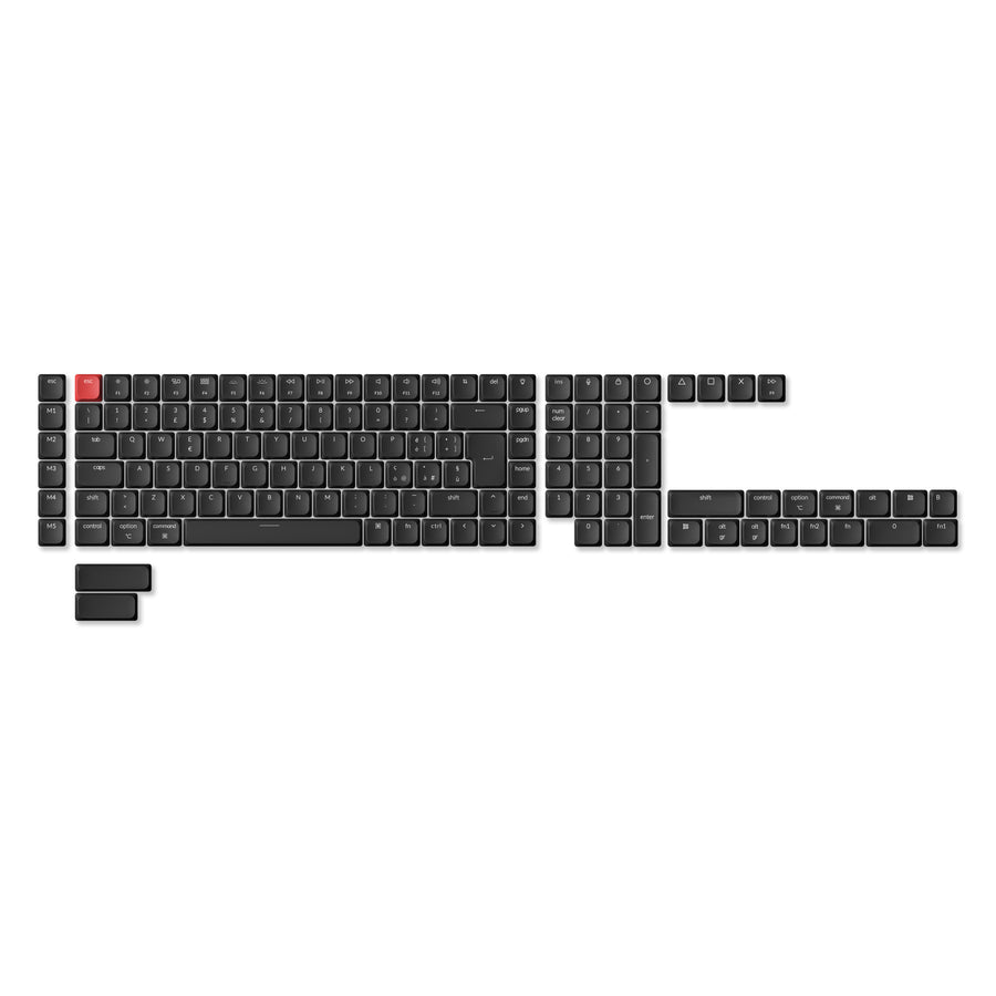 keychron-iso-low-profile-lsa-abs-shine-through-full-set-keycaps-noir image 8