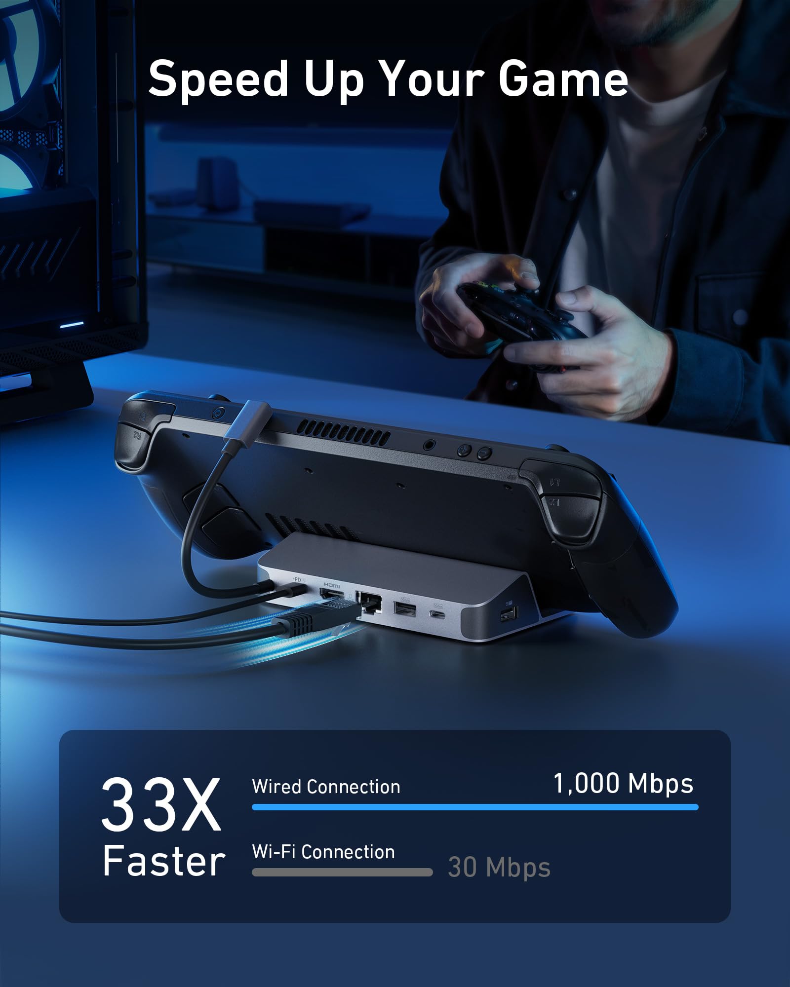 anker-hub-usb-c-6-en-1-100w-station-d-accueil-steam-deck-rog-ally-hdmi-4k-60hz image 4