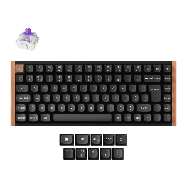 keychron-k2-he-clavier-custom-magn-tique-sans-fil-75-gateron-double-rail image 6