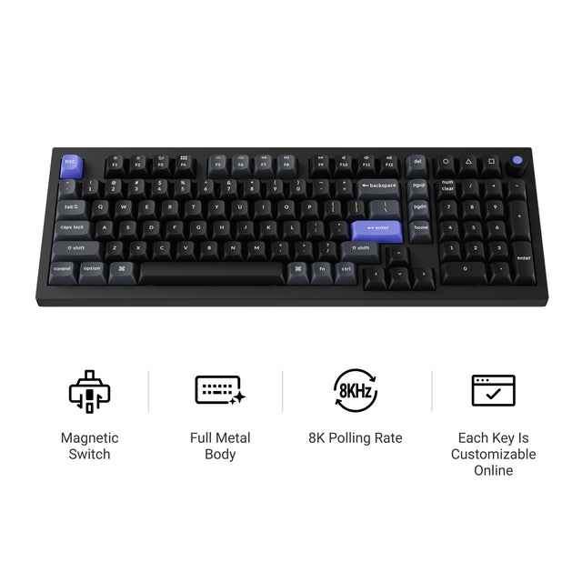 keychron-q5-he-8k-clavier-magn-tique-filaire-96-us-ansi image 1