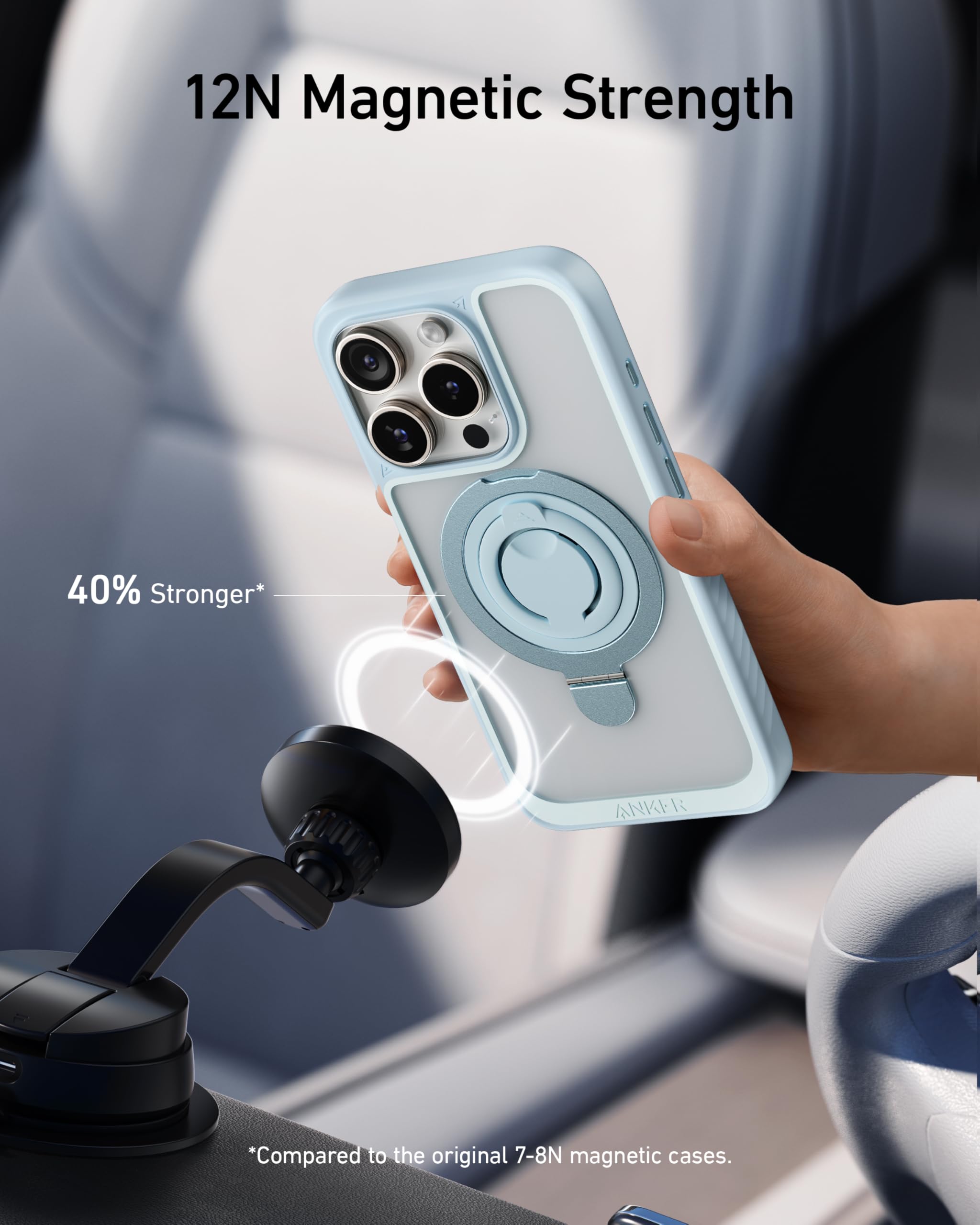 anker-maggo-coque-magn-tique-avec-support-2-en-1-anneau-silicone-360-pour-iphone image 4