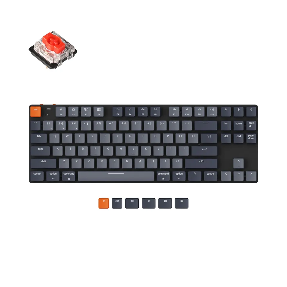 keychron-k1-se-clavier-m-canique-sans-fil-ultra-fin-disposition-us-ansi image 1