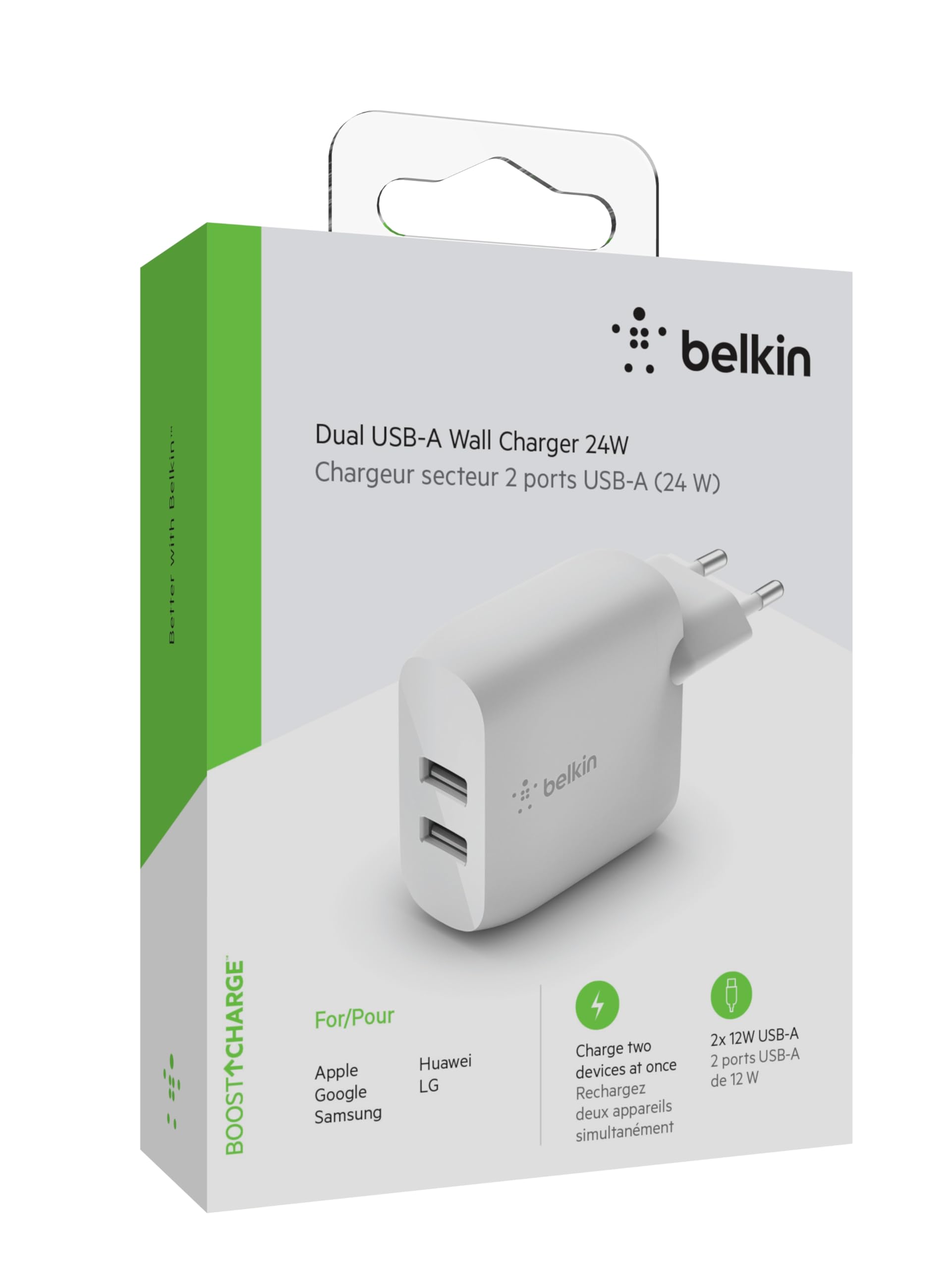 belkin-boost-charge-chargeur-secteur-2-ports-usb-a-24w image 2