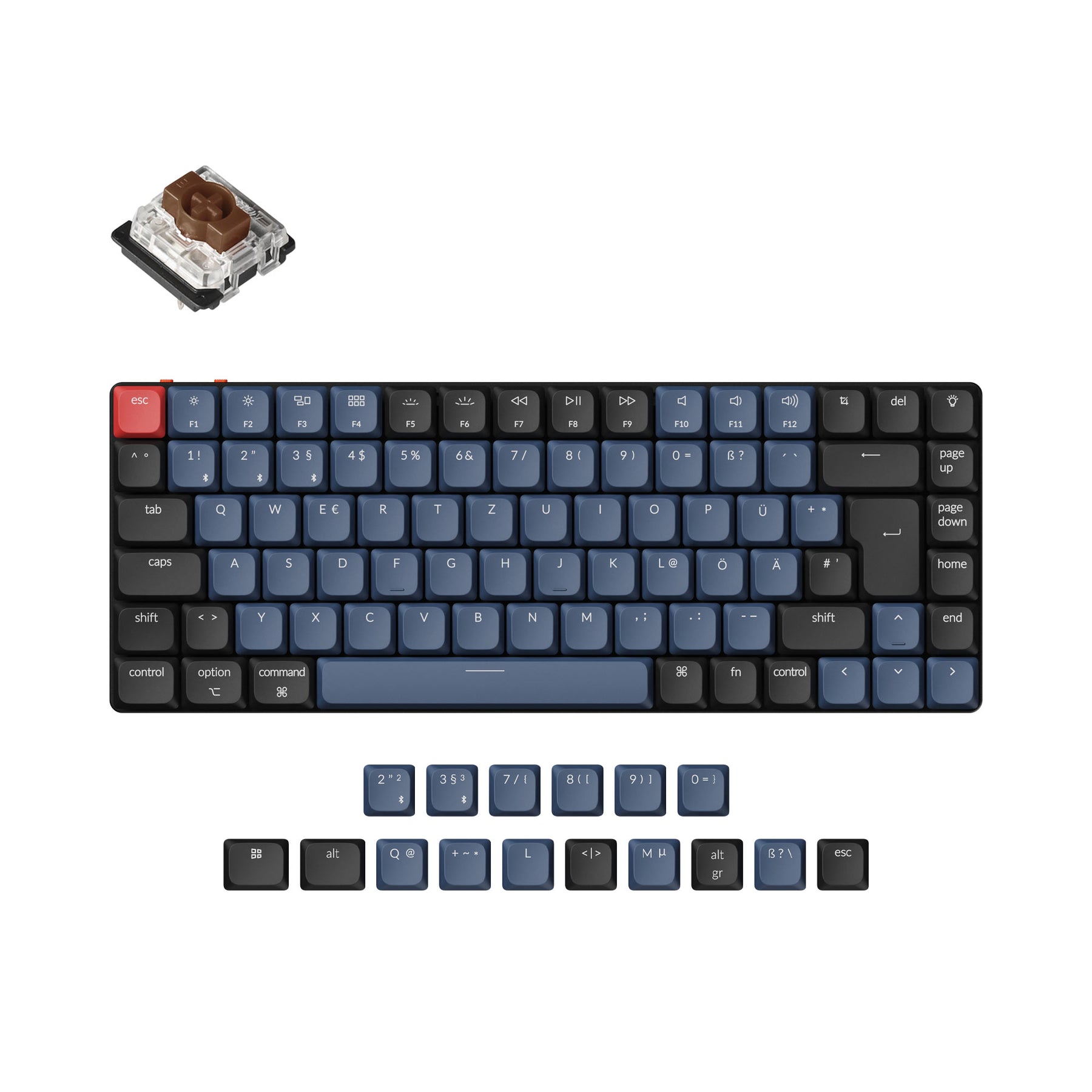 keychron-k3-pro-qmk-via-clavier-m-canique-sans-fil-ultra-fin-75-low-profile-iso image 6