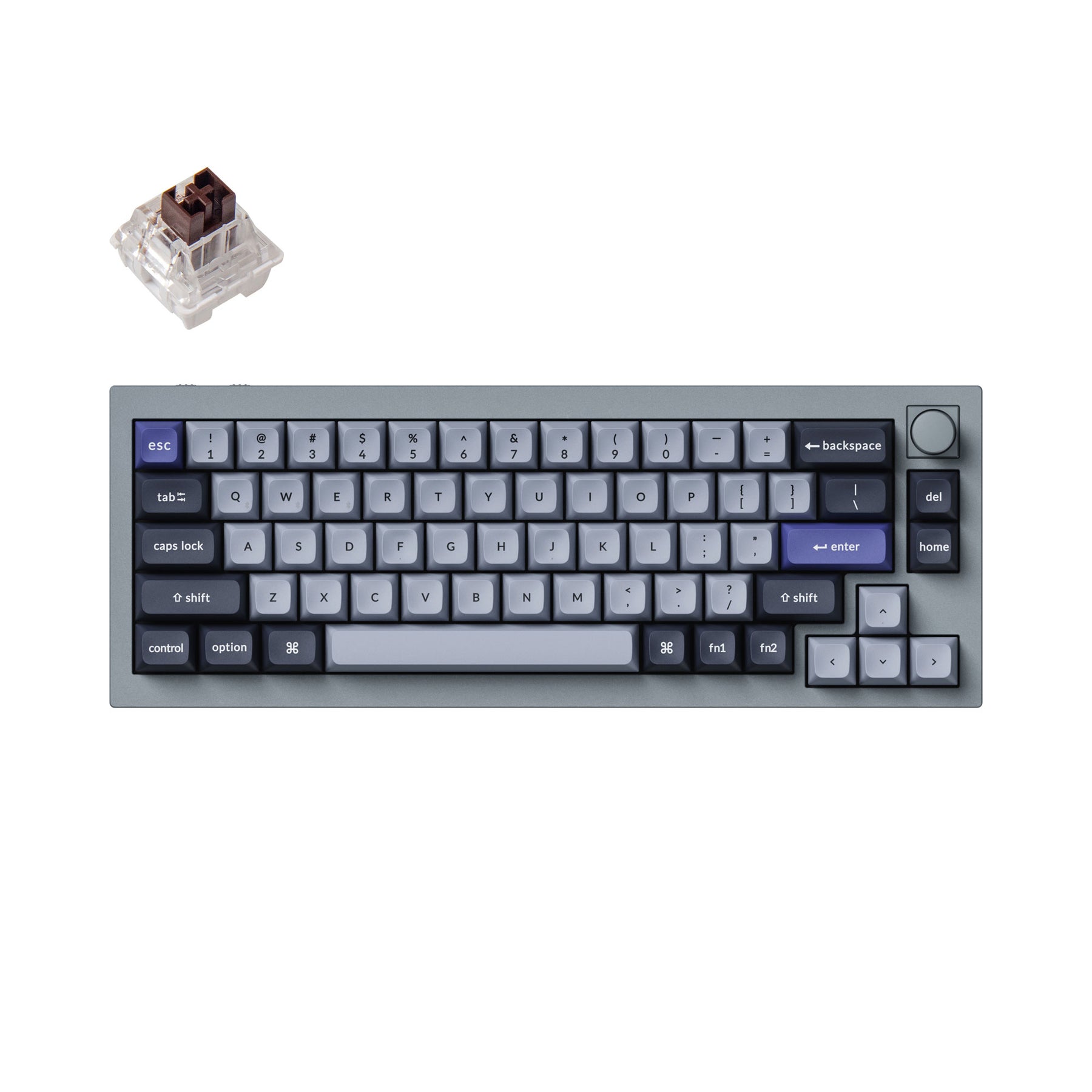 keychron-q2-pro-clavier-m-canique-custom-sans-fil-qmk-via-ansi-us image 5