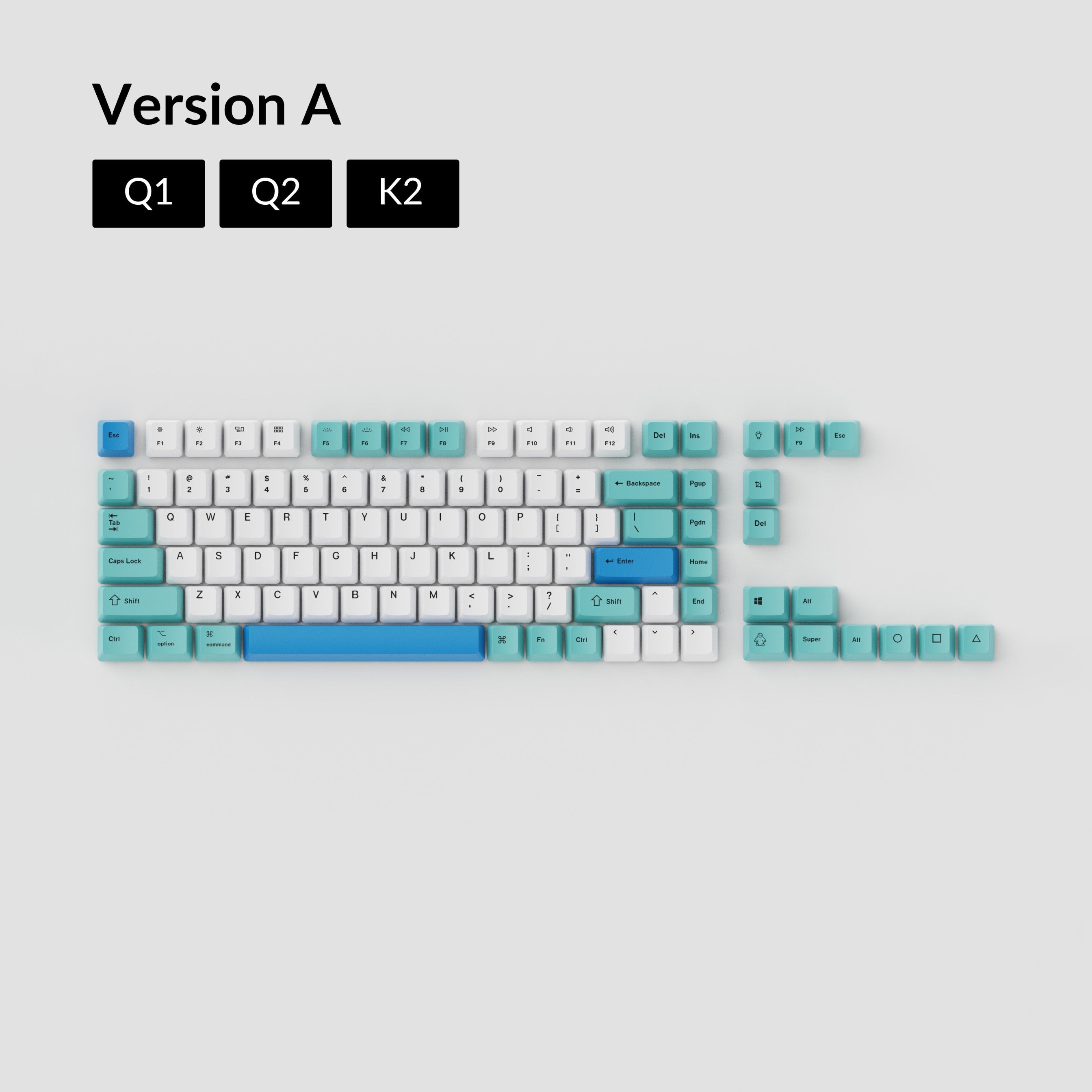 keychron-oem-dye-sub-pbt-keycap-set-iceberg-set-de-touches image 2
