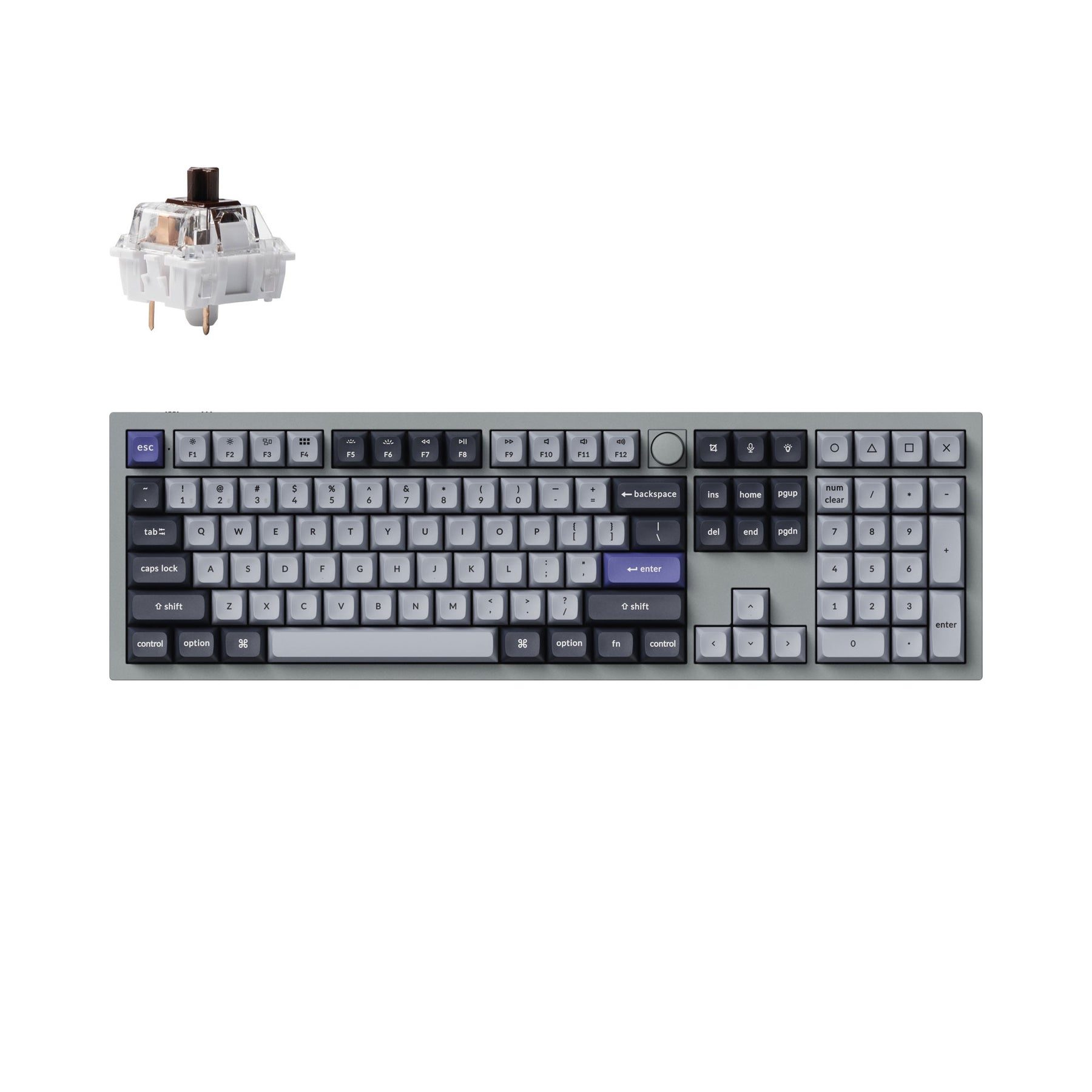 keychron-q6-pro-clavier-m-canique-custom-sans-fil-qmk-via-100-us-ansi image 5