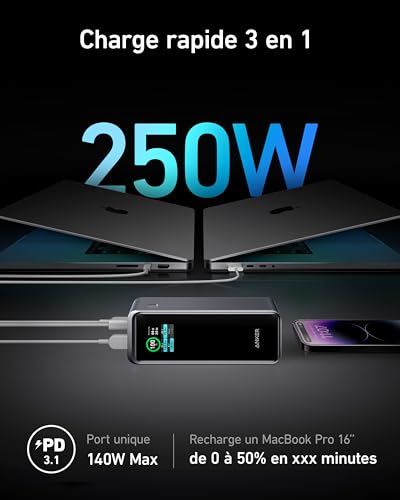 anker-prime-batterie-externe-27650mah-250w-3-ports image 8
