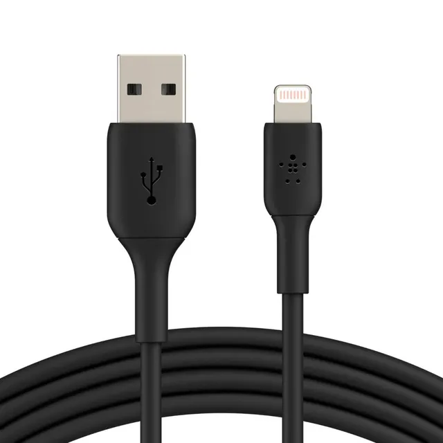 belkin-boost-charge-c-ble-usb-a-vers-lightning-1m-vert-nuit image 1