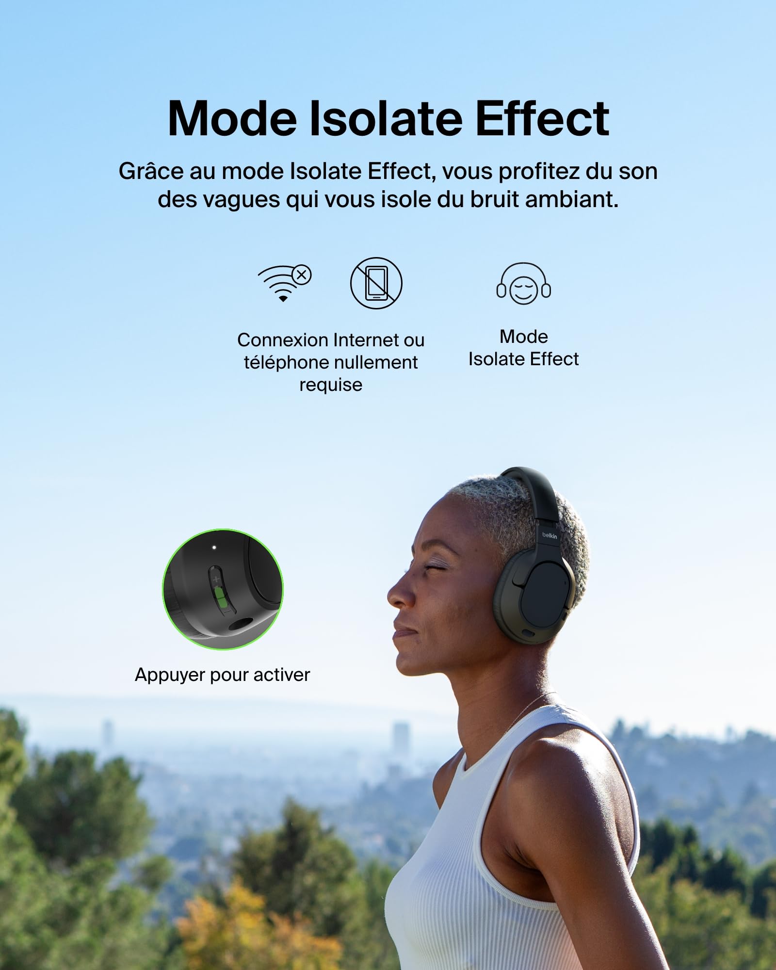 belkin-soundform-isolate-casque-bluetooth-anc-hybride-60h-noir image 4