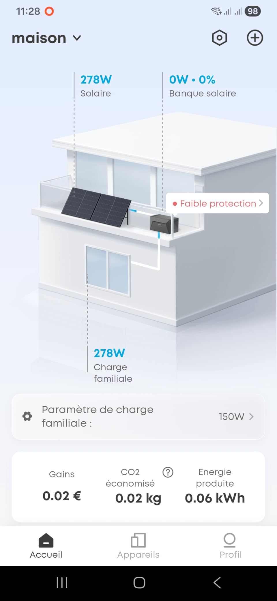 Facture en baisse dès le premier mois
