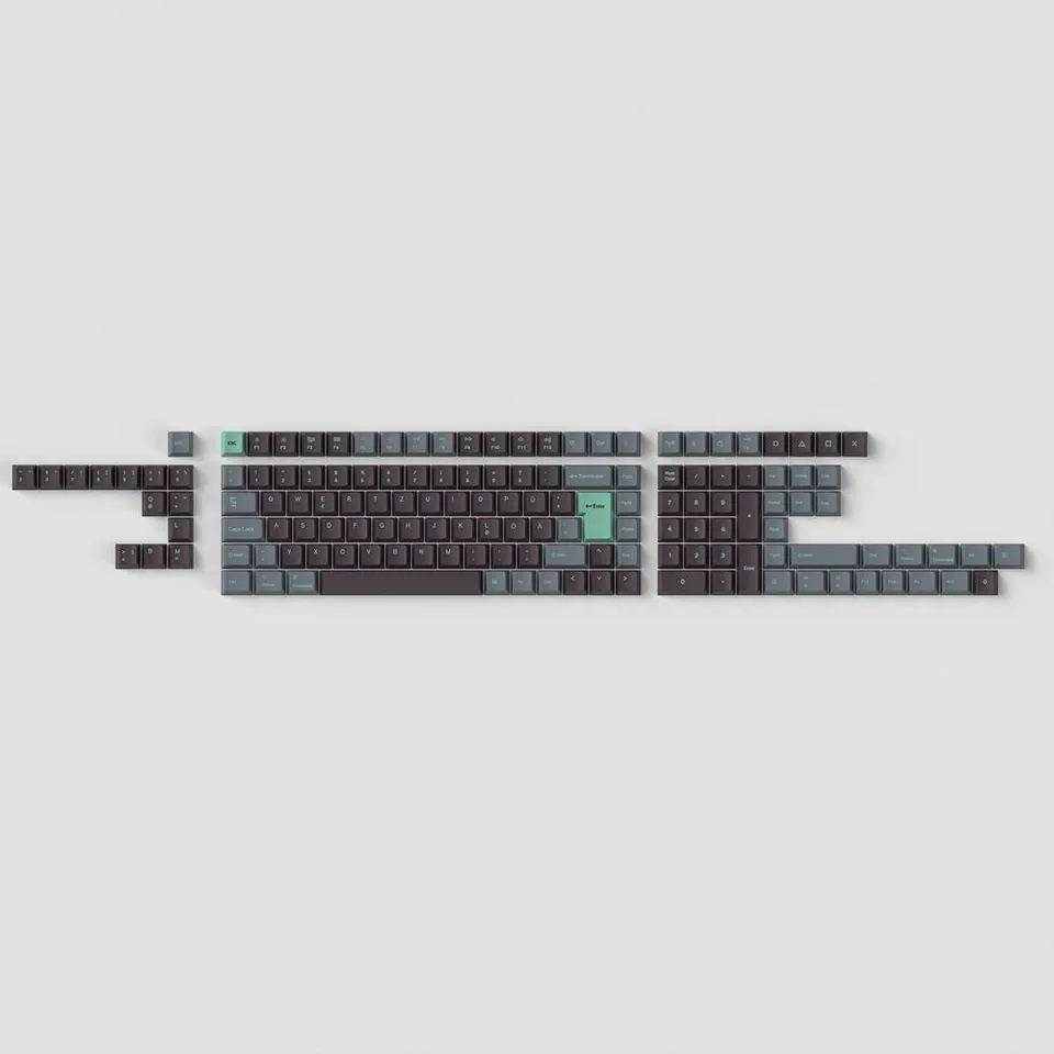 keychron-iso-cherry-profile-set-de-keycaps-full-set-pbt-dye-sub-hacker-mint image 1