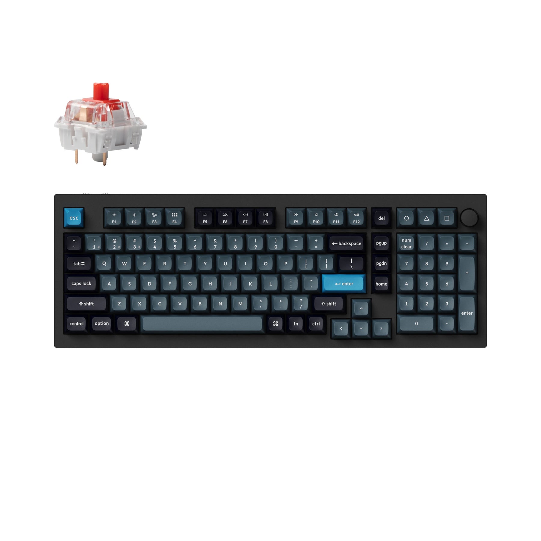 keychron-q5-pro-clavier-m-canique-custom-sans-fil-96-us-ansi-qmk-via image 1