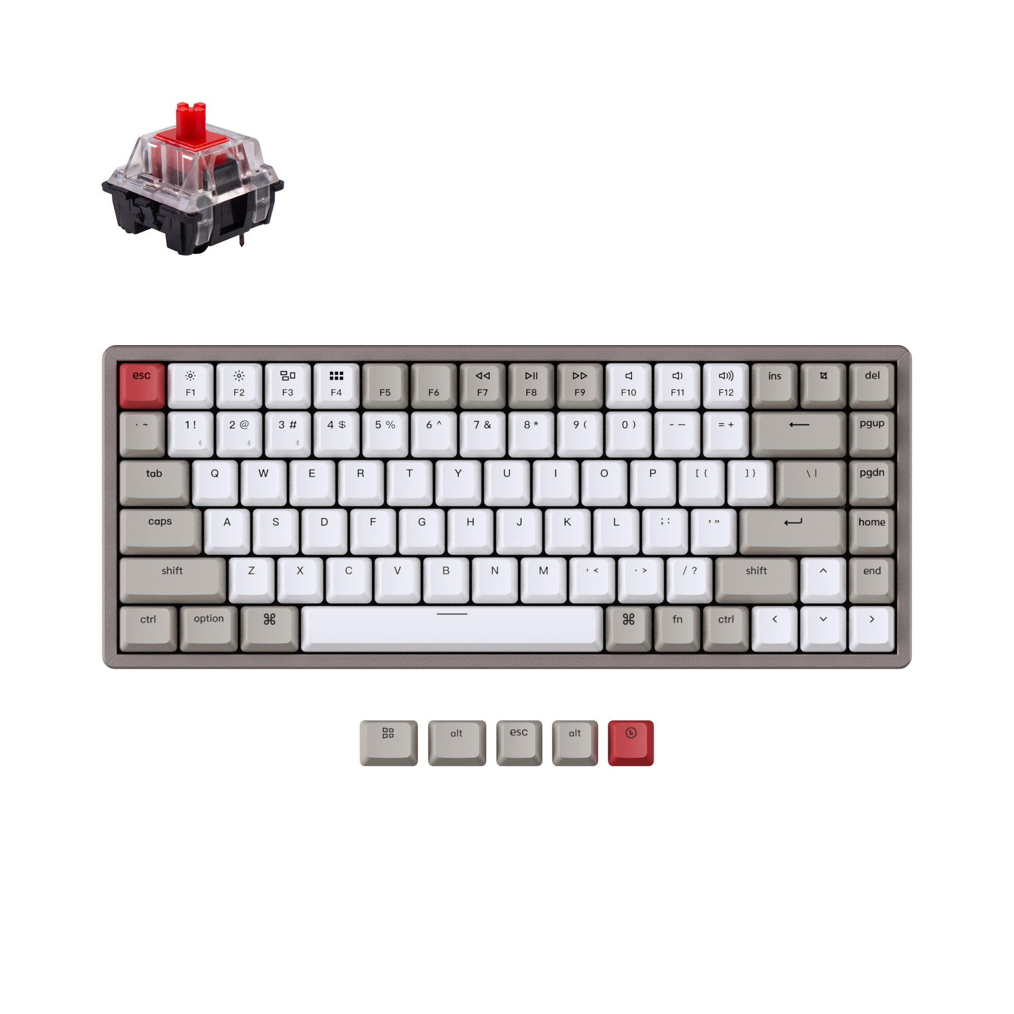 keychron-k2-non-r-tro-clair-clavier-m-canique-sans-fil-us-ansi-75 image 4