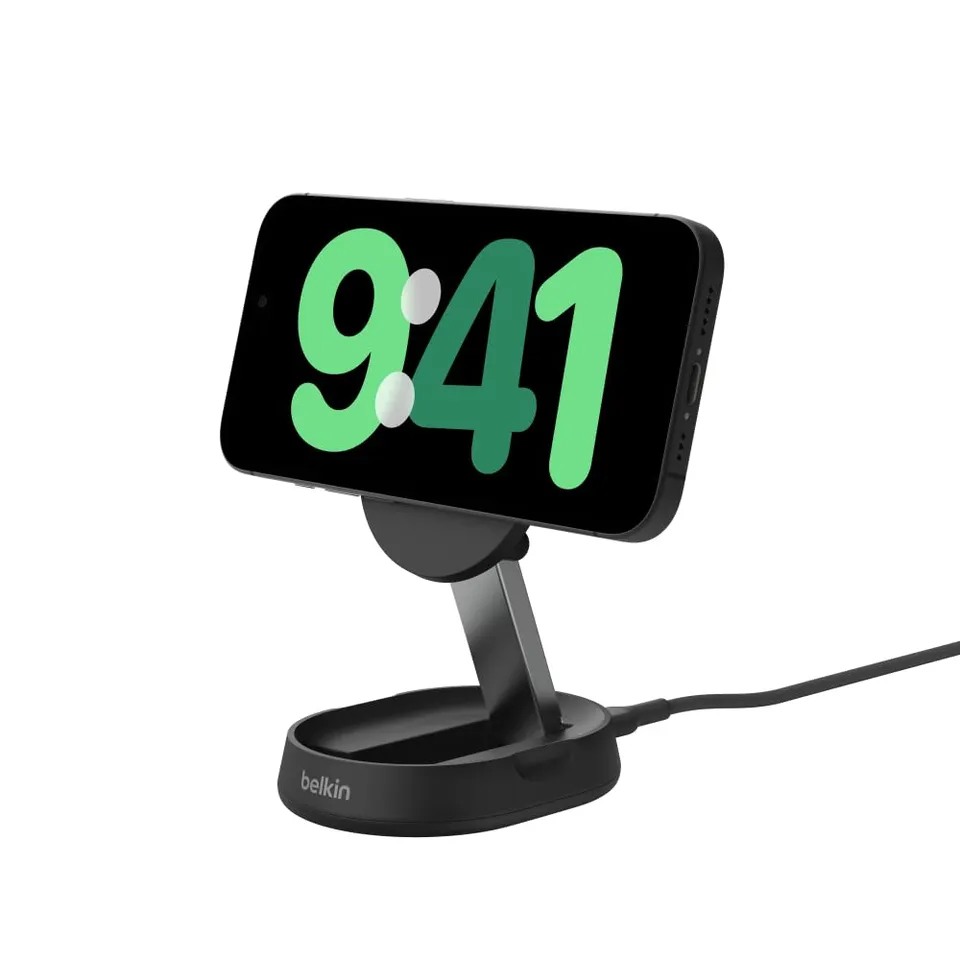belkin-boostcharge-pro-chargeur-sans-fil-magn-tique-pliable-qi2-15w-noir image 1