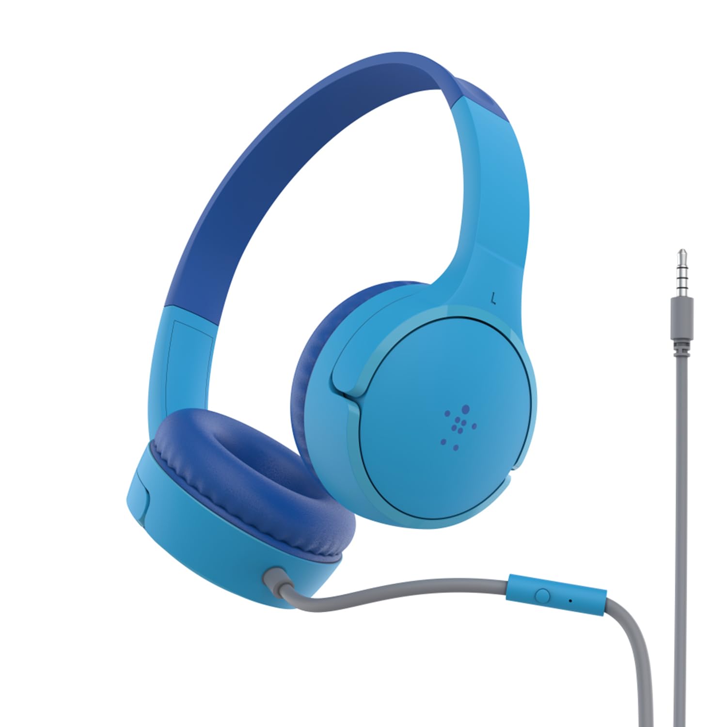 belkin-soundform-mini-casque-filaire-enfants-jack-3-5-mm-bleu image 1