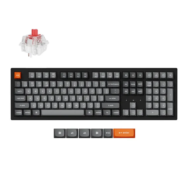 keychron-k10-max-clavier-m-canique-sans-fil-qmk-100-us-ansi image 1