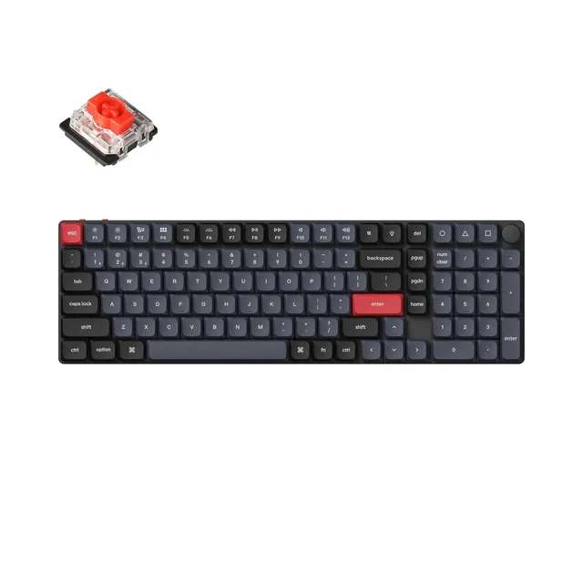 keychron-k17-pro-clavier-m-canique-sans-fil-ultra-fin-96-qmk-via-us-ansi image 1