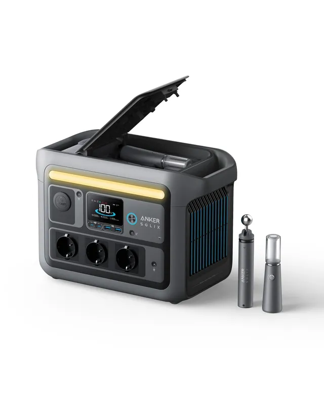 anker-solix-c800-plus-station-lectrique-portable-768wh-1200w-avec-lampes-camping image 1