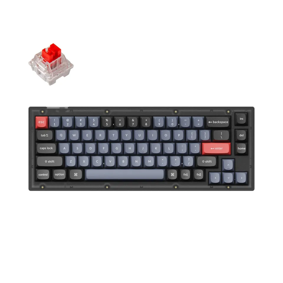 keychron-v2-qmk-clavier-m-canique-filaire-custom-us-ansi image 1