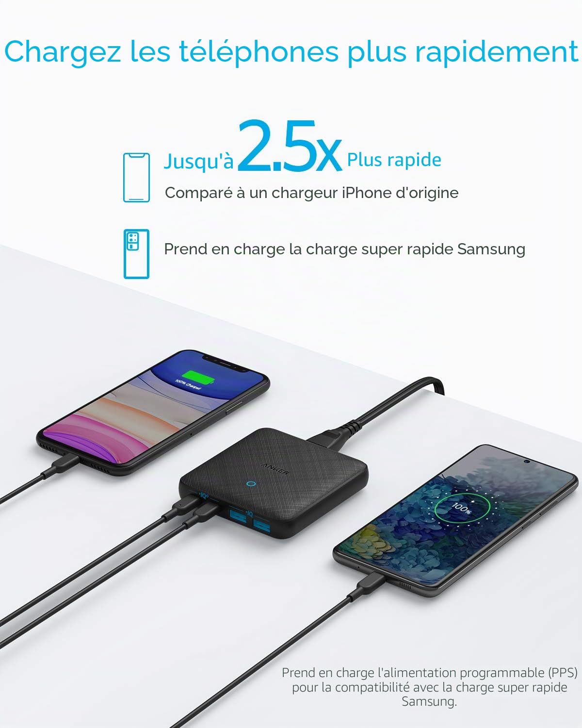 anker-powerport-atom-iii-slim-chargeur-mural-4-ports-63w-gan image 2