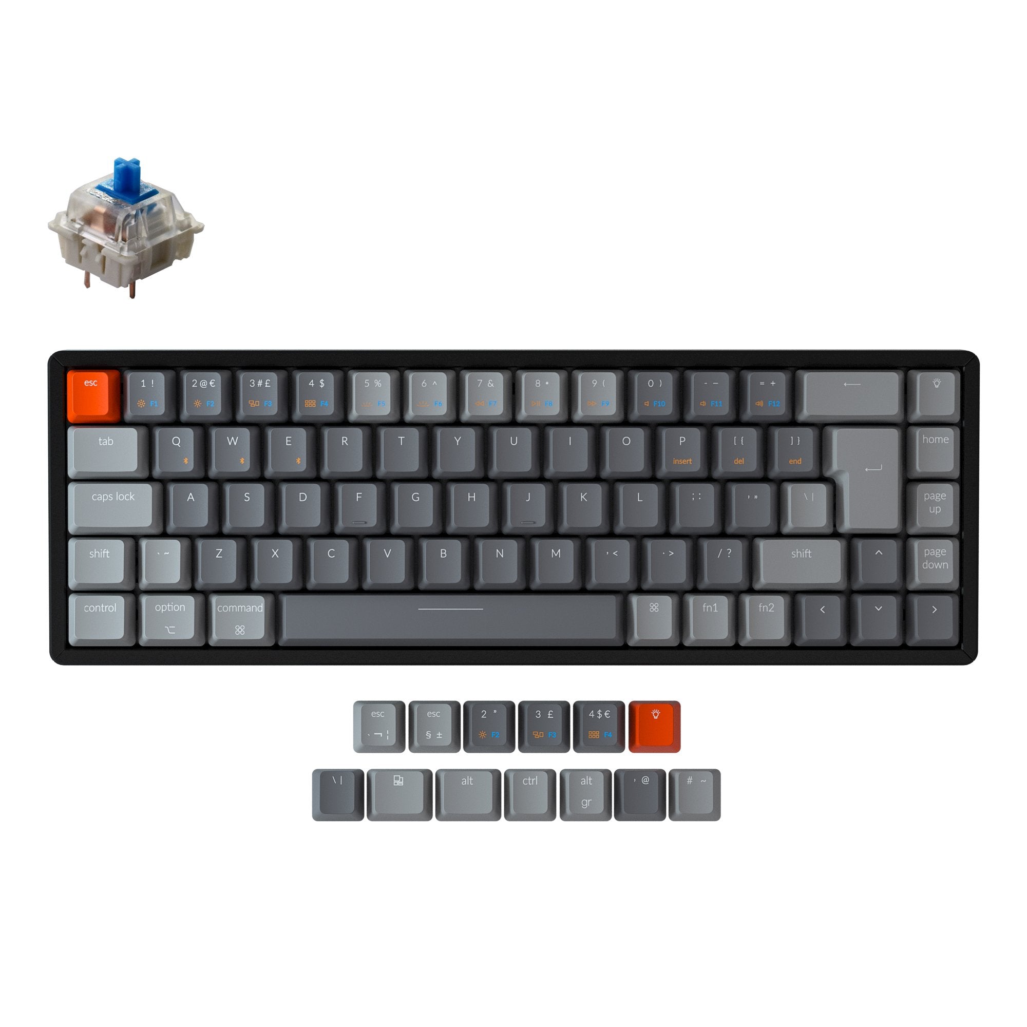 keychron-k6-clavier-m-canique-sans-fil-compact-65-uk-iso image 5