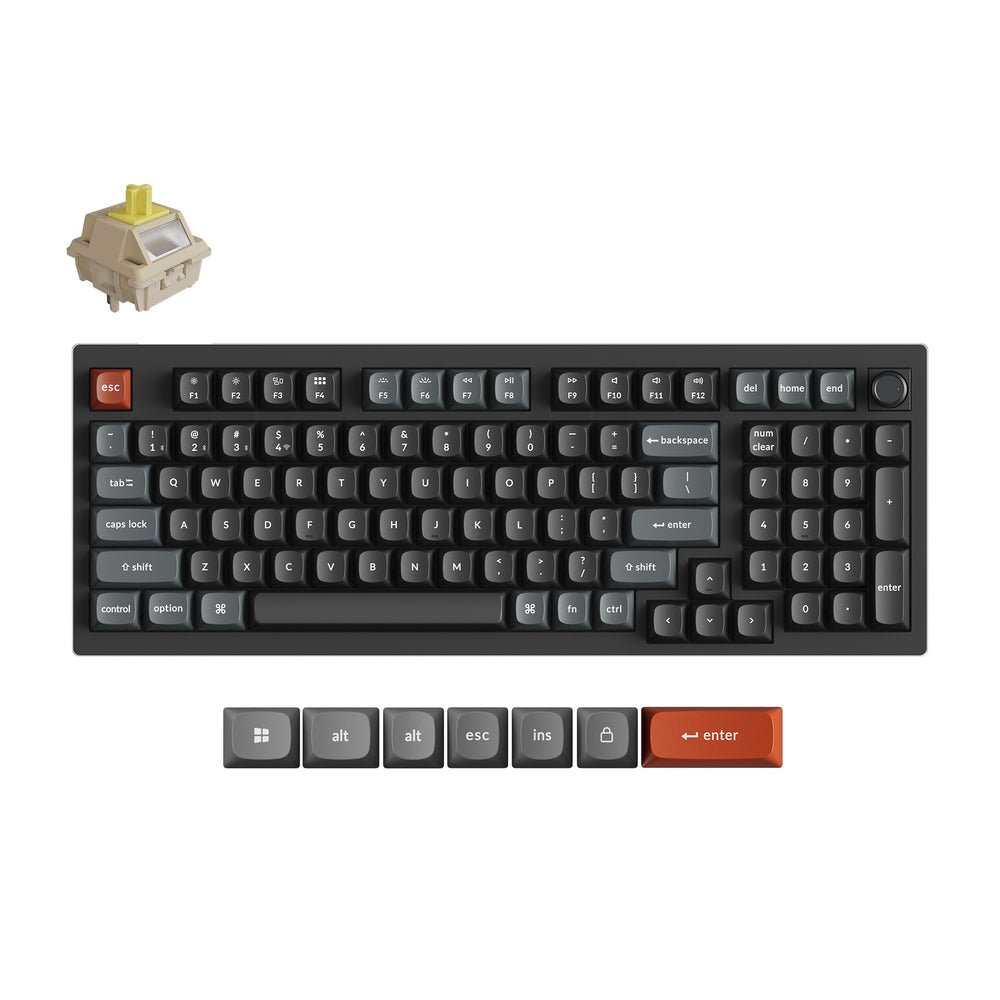 keychron-v5-ultra-8k-clavier-m-canique-sans-fil-96-disposition-us-ansi image 3