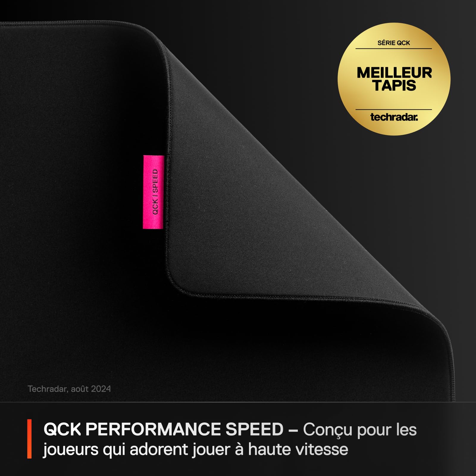 steelseries-qck-l-performance-speed-tapis-de-souris-gaming-490-x-420-mm image 2