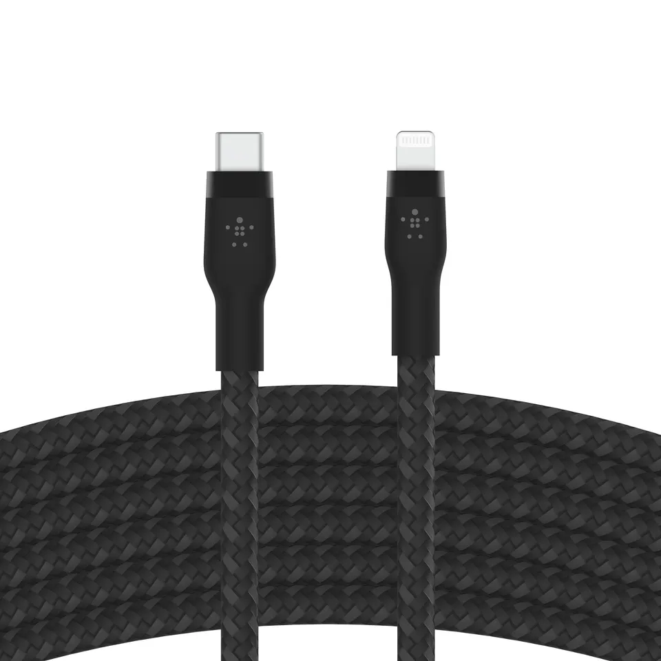 belkin-boostcharge-pro-flex-c-ble-usb-c-vers-lightning-2m-noir image 1