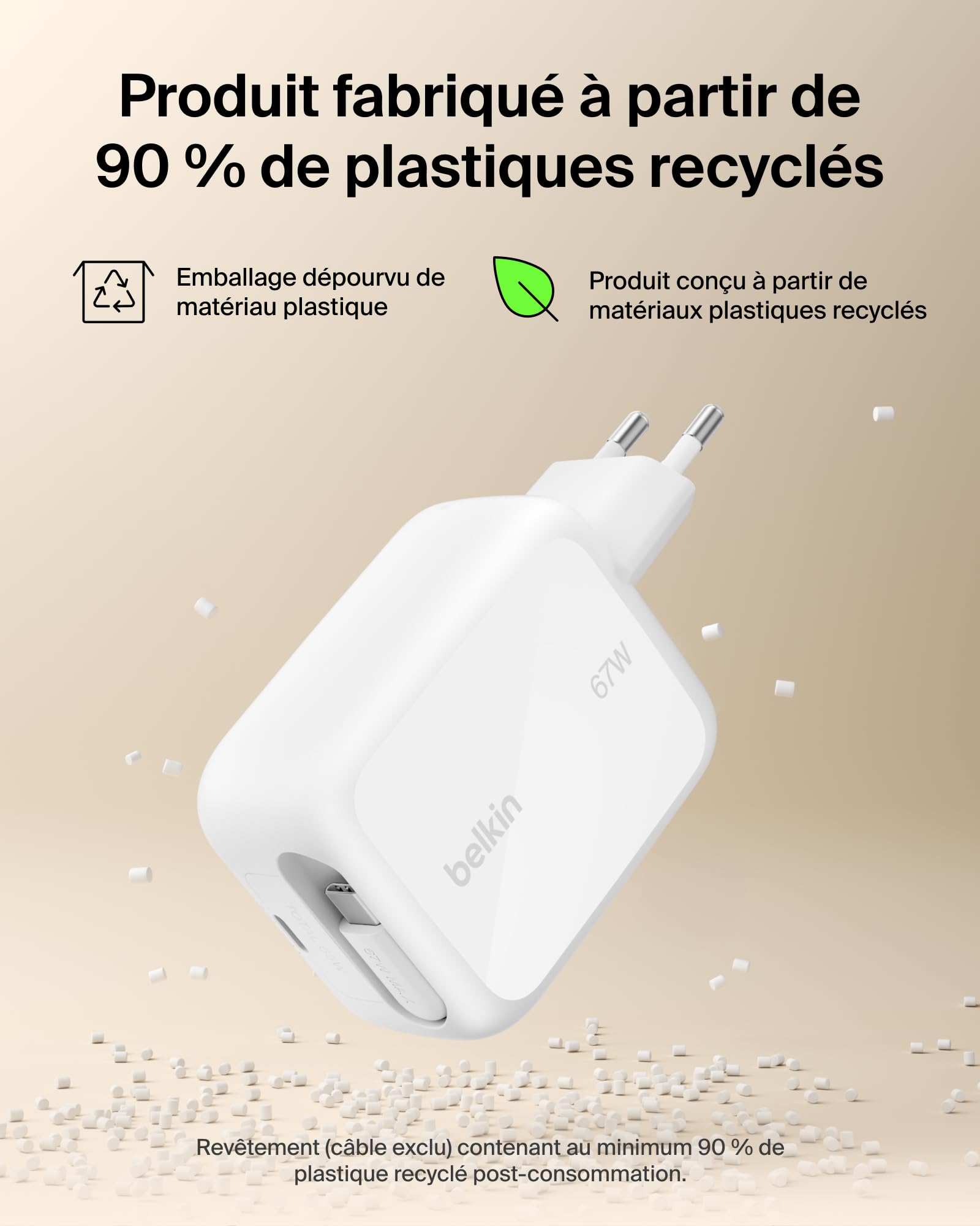 belkin-ultracharge-chargeur-usb-c-gan-45-w-avec-c-ble-r-tractable-80-cm image 8