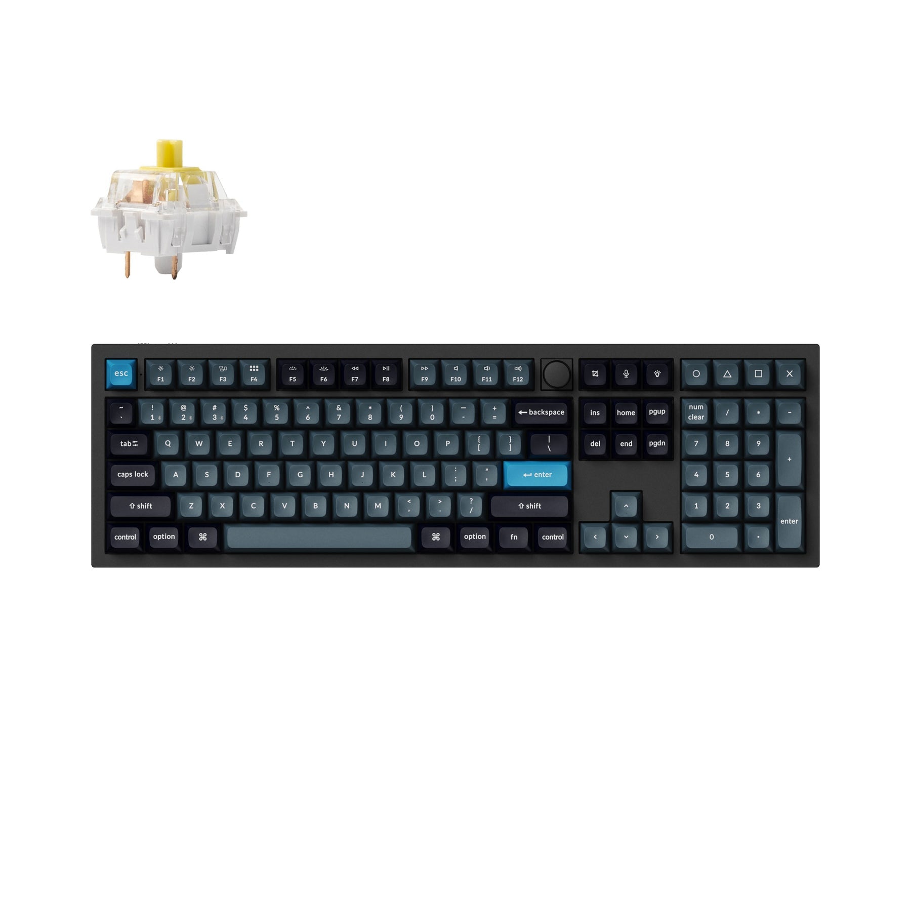 keychron-q6-pro-clavier-m-canique-custom-sans-fil-qmk-via-100-us-ansi image 3