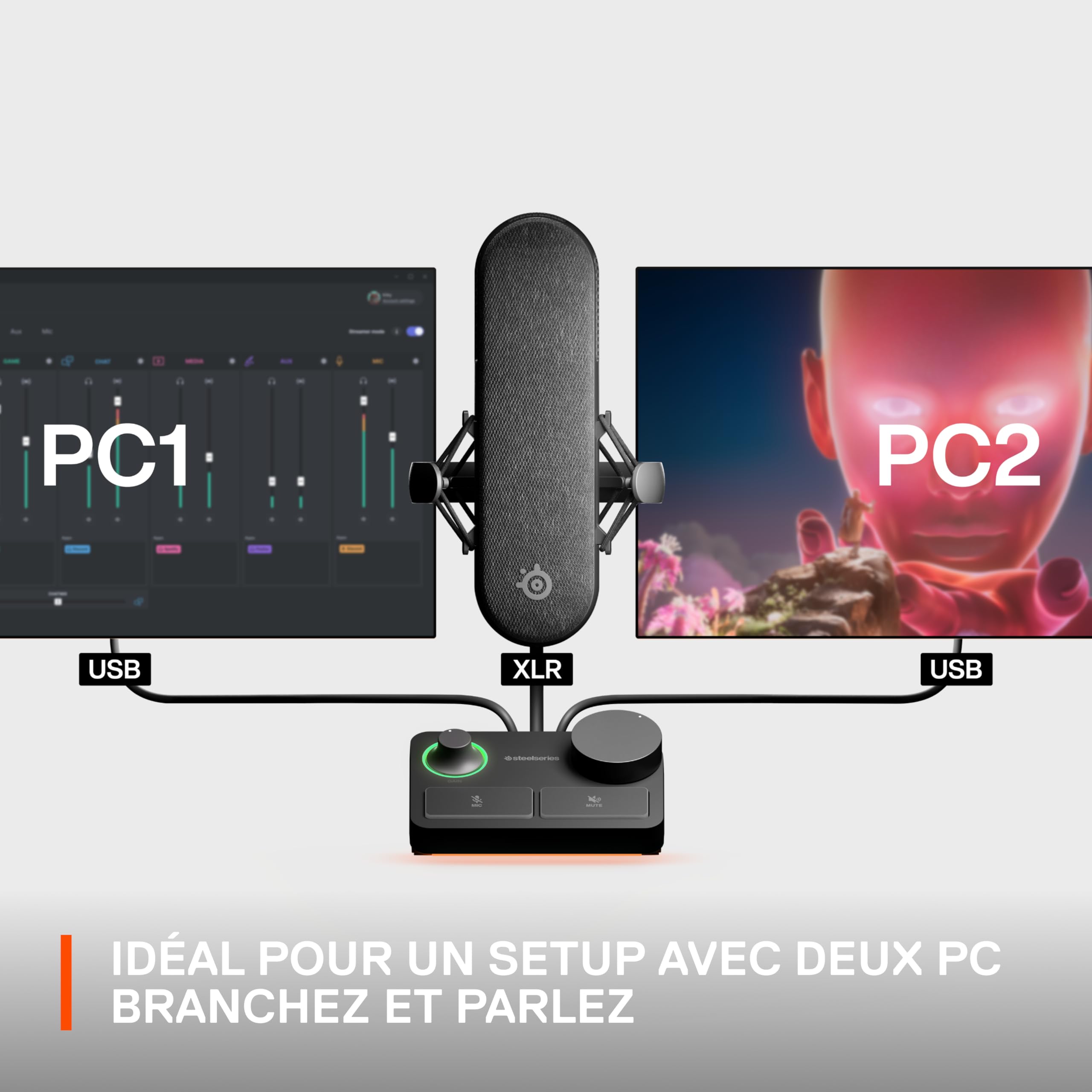 steelseries-alias-pro-microphone-xlr-stream-mixer-pour-gaming-et-streaming image 6