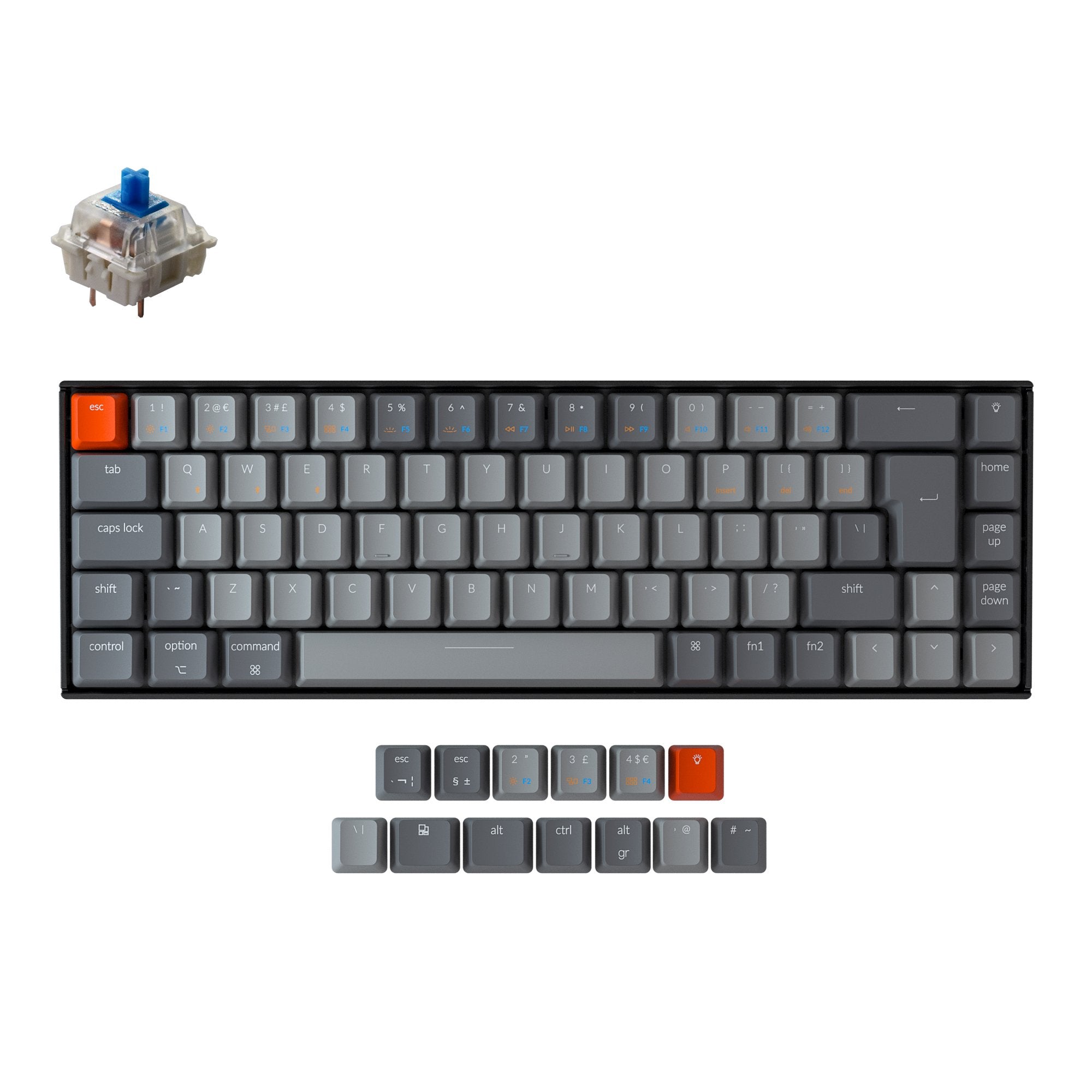 keychron-k6-clavier-m-canique-sans-fil-compact-65-uk-iso image 3