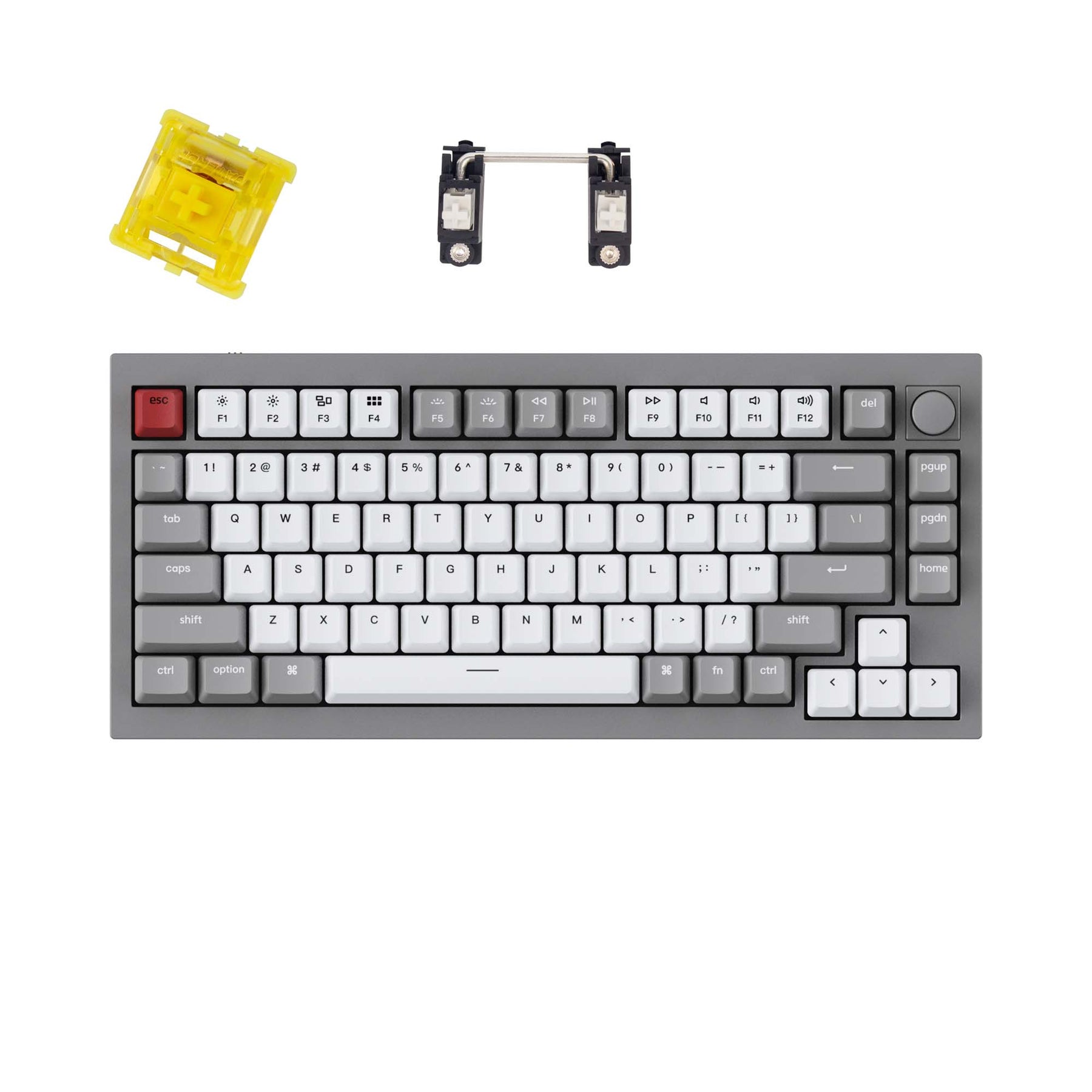 keychron-q1-version-2-clavier-m-canique-filaire-custom-qmk-gateron-ansi image 8