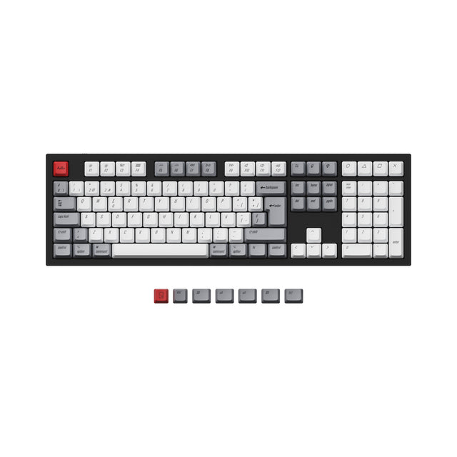 keychron-set-de-capuchons-pbt-retro-oem-dye-sub-iso-et-ansi image 6