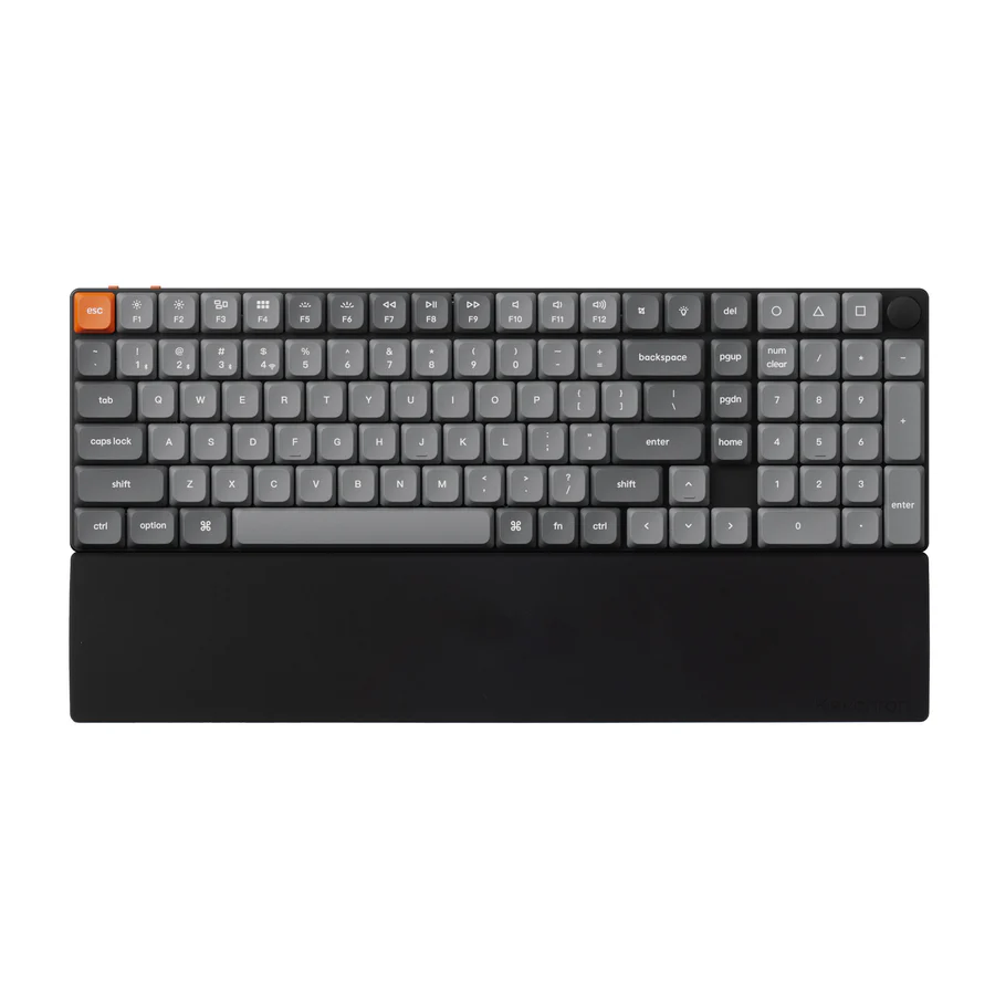 keychron-repose-poignet-silicone-profil-bas image 5