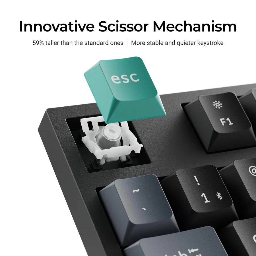 keychron-b31-clavier-sans-fil-75-silencieux-ciseaux image 5