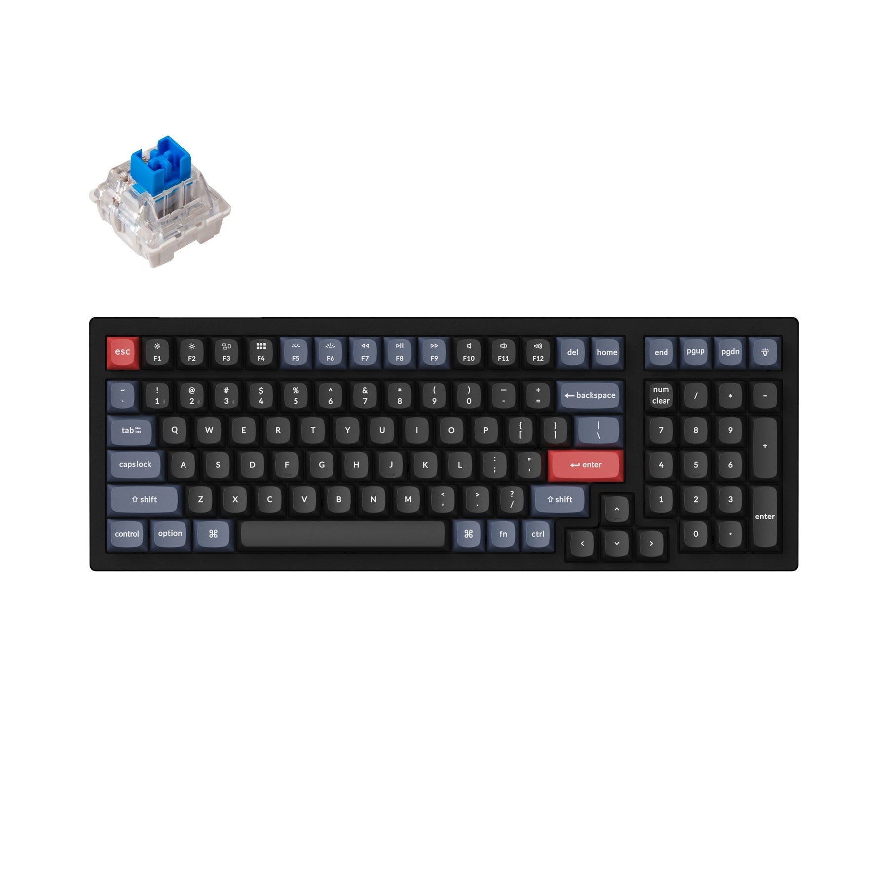 keychron-k4-pro-clavier-m-canique-sans-fil-96-qmk-via-us-ansi image 2