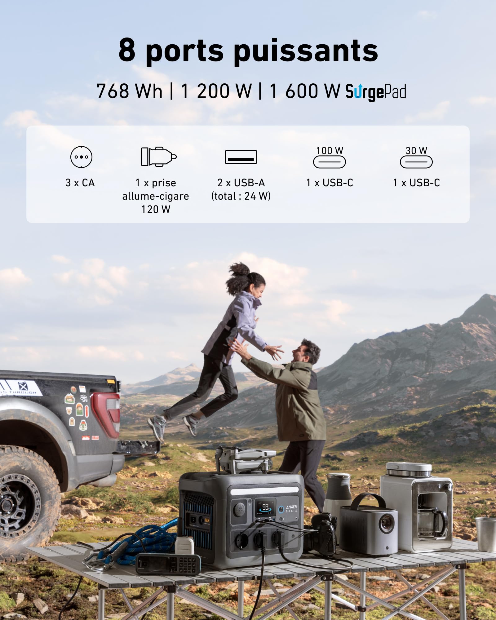 anker-solix-c800-plus-station-lectrique-portable-768wh-1200w-avec-lampes-camping image 4