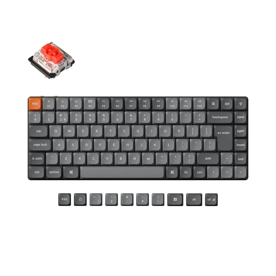 keychron-k3-max-clavier-m-canique-sans-fil-ultra-fin-75-qmk-via-layout-iso image 1