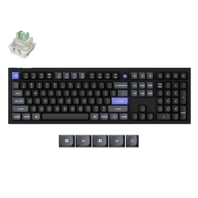 keychron-q6-he-8k-clavier-magn-tique-filaire-100-us-ansi-avec-bouton image 2