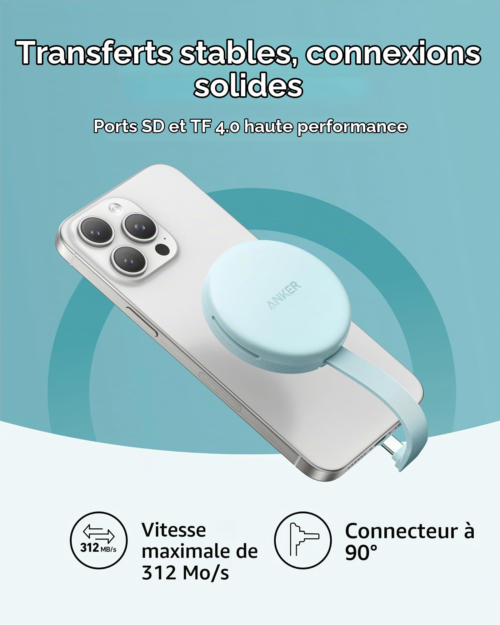 anker-maggo-adaptateur-usb-c-lecteur-carte-sd-tf-3-en-1-312-mo-s-avec-c-ble-int- image 4