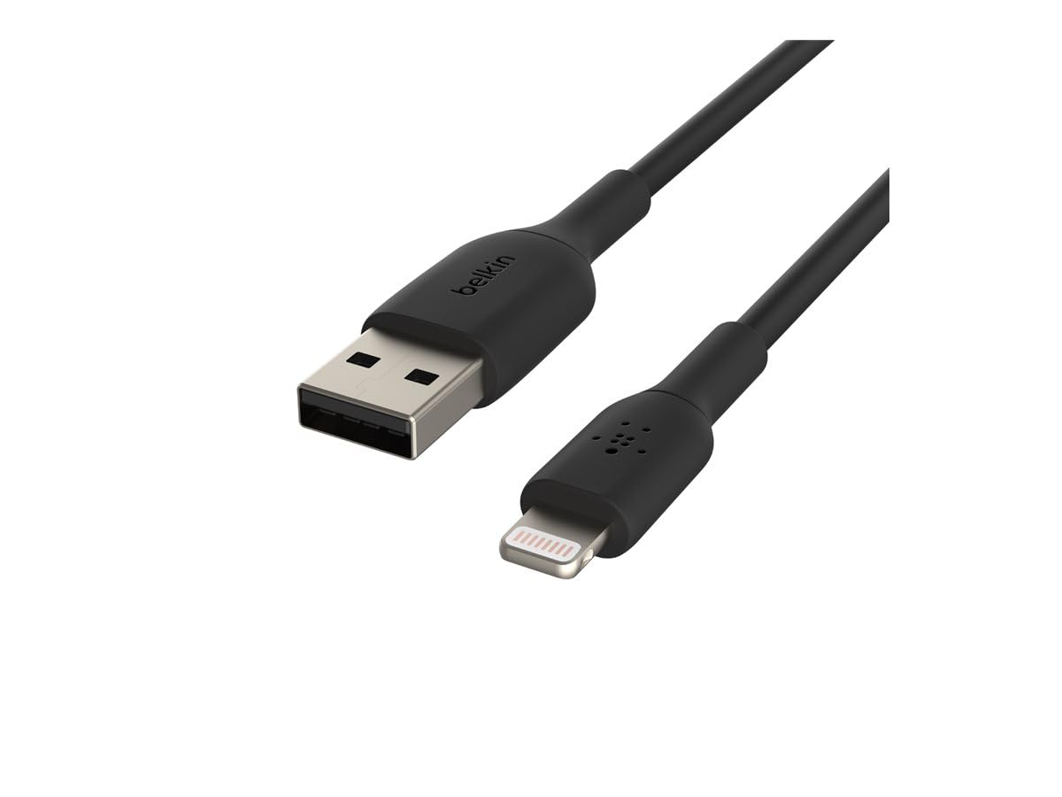 belkin-boost-charge-c-ble-usb-a-vers-lightning-mfi-1-m-blanc image 2